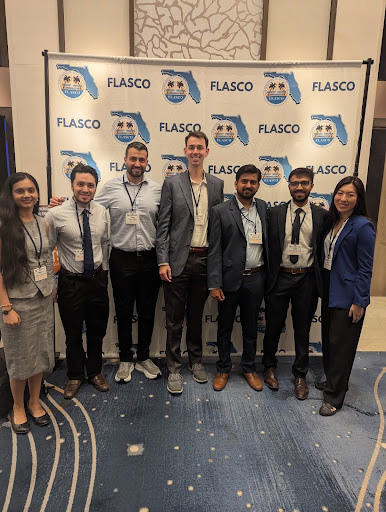 Group of residents during the FLASCO conference on March 2025.