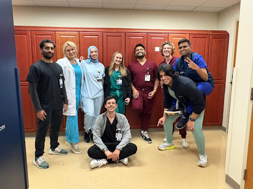 our incoming class of residents learning and having fun with our senior residents during orientation week.