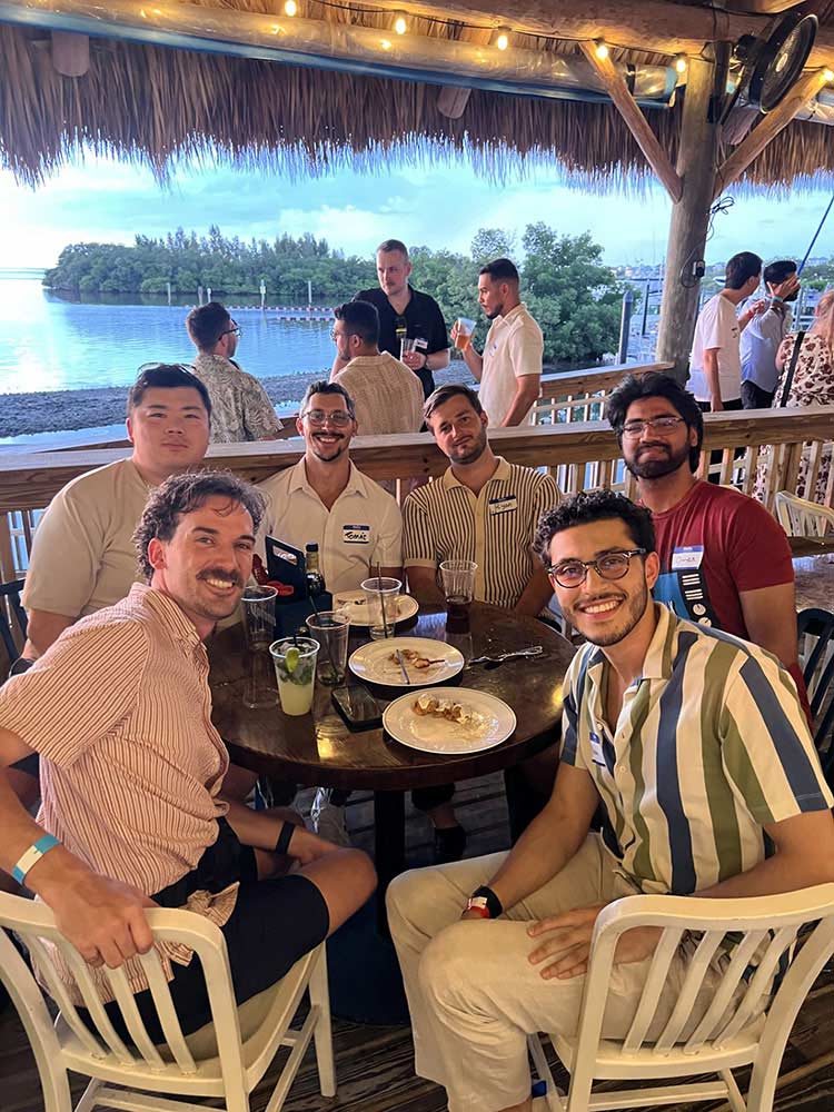 Group photo of interns